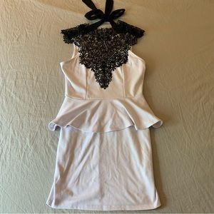 Charlotte Russe Lace Detailed Dress Size Large
